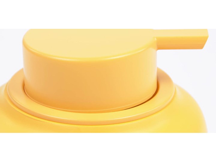 Dozownik na mydło Chia Ø11x10 cm musztardowy Kolor Żółty Dozowniki Kategoria Mydelniczki i dozowniki