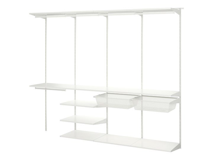 IKEA BOAXEL Kombinacja szafy, biały, 250x40x201 cm Kategoria Szafy do garderoby