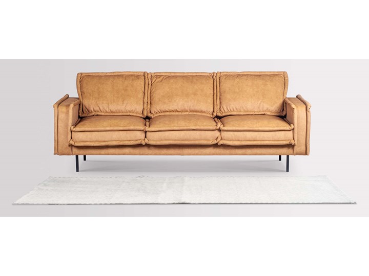 Sofa Blomma 3-osobowa welurowa z funkcją relax (NAPOLI - welur łatwoczyszczący Zielony:napoli/ZIELONY 12) Głębokość 97 cm Stała konstrukcja Szerokość 230 cm Funkcje Z funkcją spania