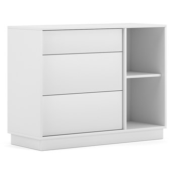 Komoda do salonu w kolorze białym Frame