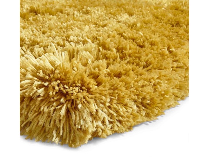Żółty ręcznie tkany dywan Think Rugs Polar PL Yellow, 80x150 cm Akryl Dywany Prostokątny Mikrofibra Wzór Jednobarwny
