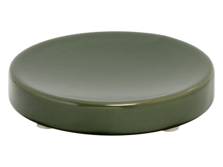 Zielona ceramiczna mydelniczka iDesign Eco Vanity Ceramika Kolor Zielony Mydelniczki Kategoria Mydelniczki i dozowniki