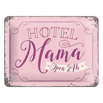 Dekoracyjna tabliczka ścienna Postershop Hotel Mama