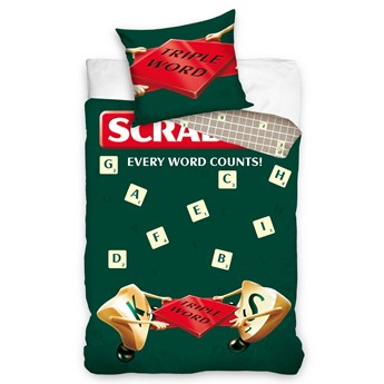 Pościel licencyjna bawełniana SCRABBLE POA-365