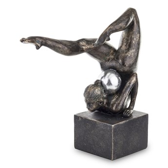 AKROBATKA figurka kobiety sportsmenki w pozycji akrobatycznej, wys. 25 cm