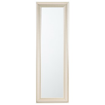 Beliani Lustro ścienne wiszące złote 51 x 141 cm syntetyczna rama styl nowoczesny glam