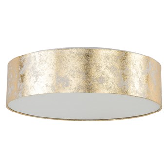 Beliani Lampa sufitowa złota polibawełna ø 45 cm glamour