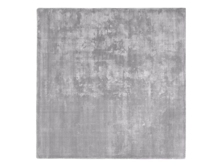 Beliani Dywan jasnoszary z wiskozy 200 x 200 cm krótkie włosie nowoczesny kwadratowy chodnik design do salonu 140x200 cm Chodniki Dywany 200x200 cm Wełna Wiskoza Pomieszczenie Pokój przedszkolaka
