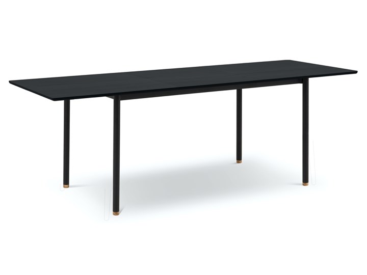 Stół rozkładany Kavir 120-180x80 cm czarny Rozkładanie Rozkładane