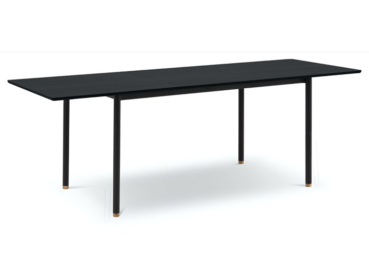 Stół rozkładany Kavir 160-220x90 cm czarny Długość po rozłożeniu 220 cm