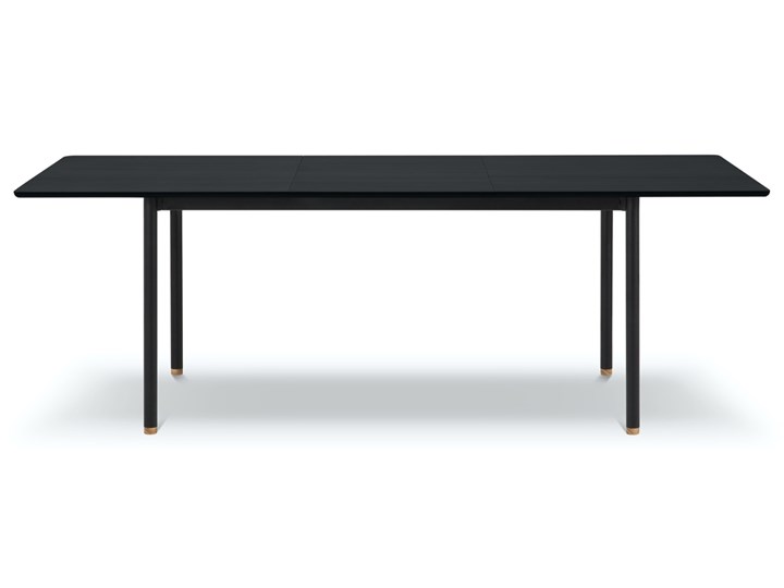Stół rozkładany Kavir 160-220x90 cm czarny Rozkładanie Rozkładane Długość po rozłożeniu 220 cm