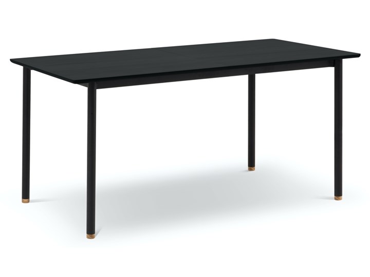 Stół rozkładany Kavir 160-220x90 cm czarny Długość po rozłożeniu 220 cm Rozkładanie Rozkładane