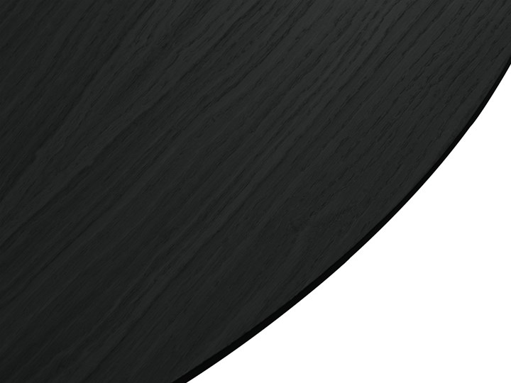 Stół Sahara ∅120x74 cm czarny Długość(n) 120 cm Średnica 120 cm