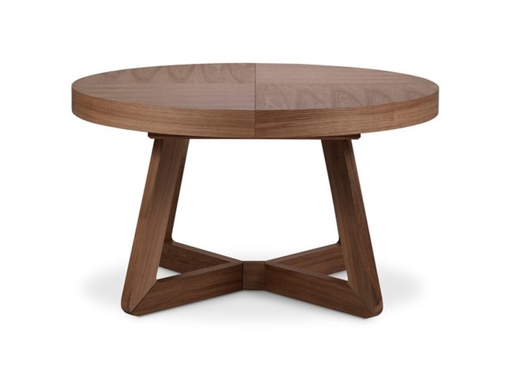 Rozkładany stół z drewna dębowego Windsor & Co Sofas Bodil, ø 130 cm Drewno Długość po rozłożeniu 230 cm