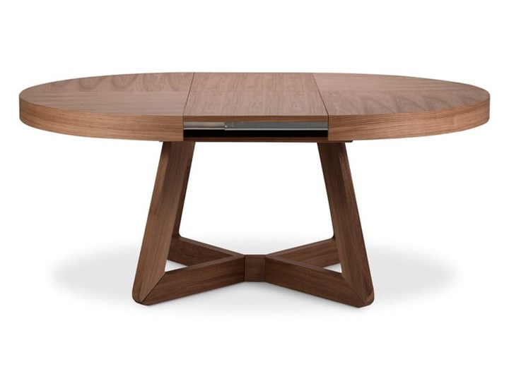 Rozkładany stół z drewna dębowego Windsor & Co Sofas Bodil, ø 130 cm Drewno Kształt blatu Okrągły Długość po rozłożeniu 230 cm