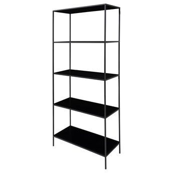 SELSEY Regał otwarty Krapina 80 cm czarny