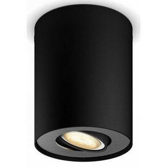 Reflektor punktowy PHILIPS HUE Pillar + Ściemniacz ZigBee Czarny. Klasa energetyczna A