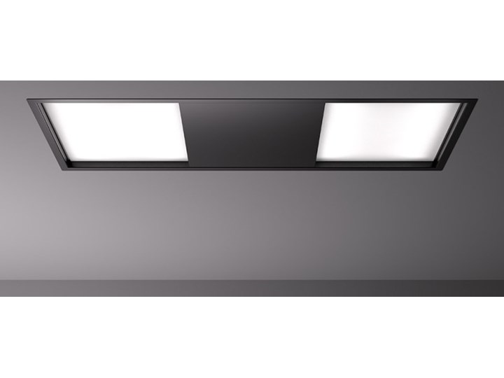 Okap sufitowy FALMEC Skema 120 Black z silnikiem poddaszowym bezszczotkowym 11000 m3/h