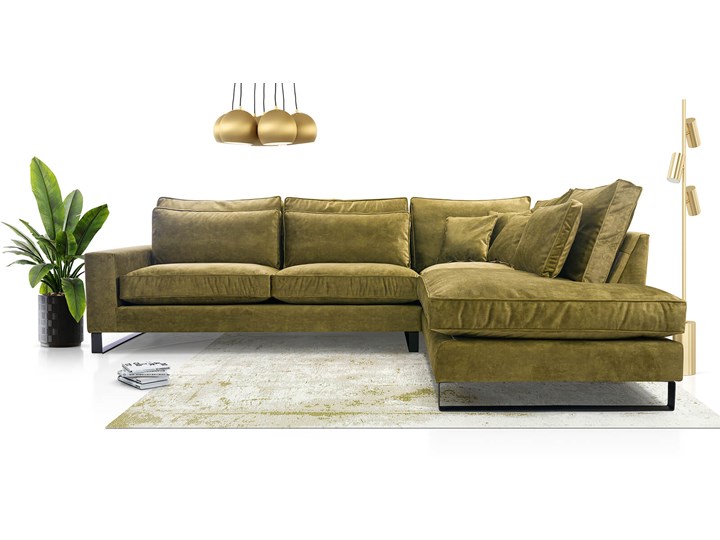Narożnik loftowy CORBLACK / kolory do wyboru Głębokość 240 cm Prawostronne Szerokość 320 cm Wysokość 90 cm Styl Nowoczesny