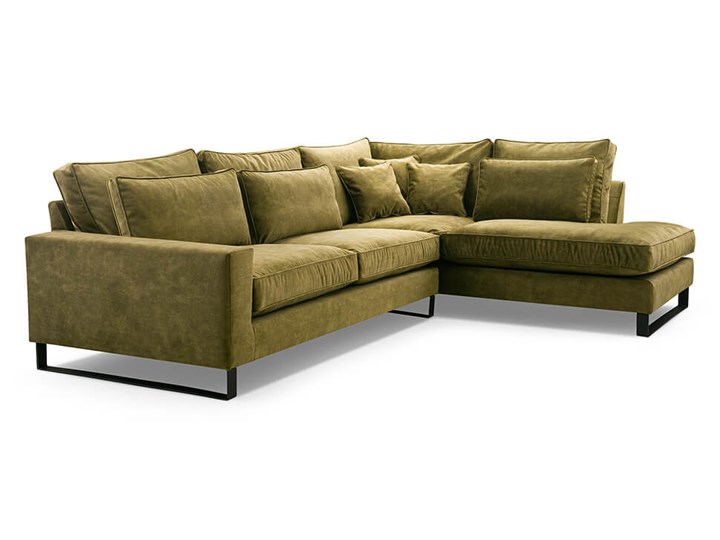 Narożnik loftowy CORBLACK / kolory do wyboru Głębokość 240 cm Rozkładanie Wysokość 90 cm Prawostronne Szerokość 320 cm Kolor Khaki