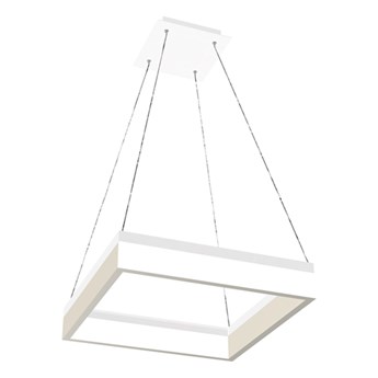 Lampa wisząca NERO WHITE 32W LED wys. 60-100cm | biała