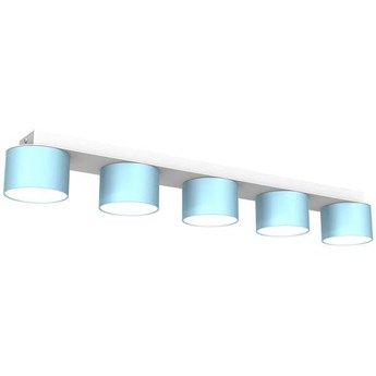 Lampa sufitowa listwa DIXIE BLUE 5x GX53 szer. 64cm | niebieski