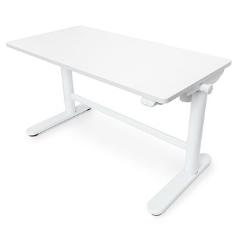 Białe nowoczesne biurko elektryczne - Fadio