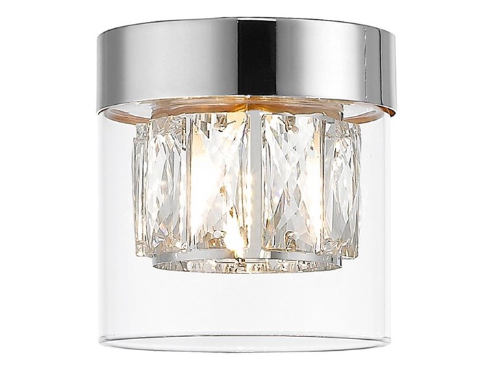 Zuma Line C0389-01A-F4AC - Kryształowy plafon GEM 1×G9/28W/230V Lampa z kloszem Kategoria Lampy sufitowe Metal Chrom Szkło Kolor Srebrny