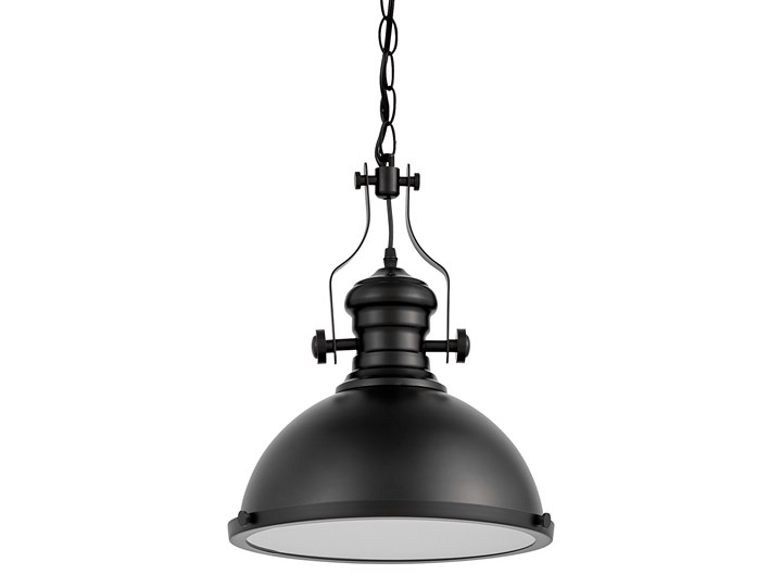 LAMPA WISZĄCA INDUSTRIALNA CZARNA ELIGIO W1 LUMINA DECO Lampa z kloszem Metal Lampa przemysłowa Styl Industrialny Szkło Kategoria Lampy wiszące