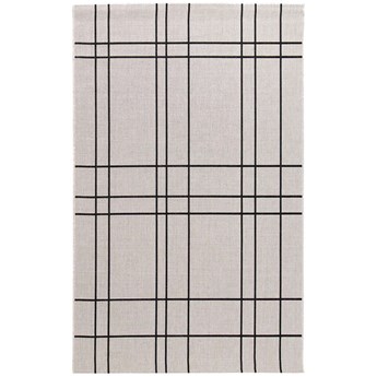 Dywan Modern Lines wool/black 160x230cm, 160 × 230 cm