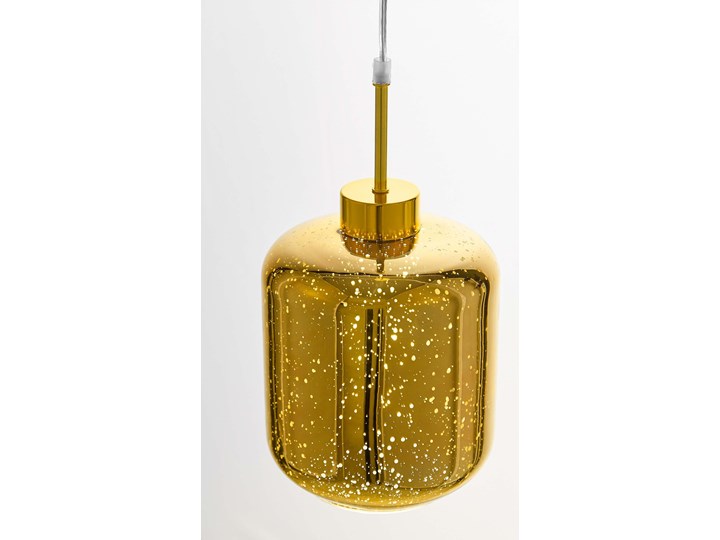 NOWOCZESNA LAMPA WISZĄCA ZWIS ZŁOTA ALACOSMO W1 Metal Szkło Lampa z abażurem Lampa z kloszem Kategoria Lampy wiszące