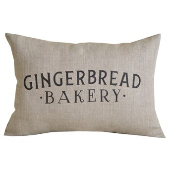PODUSZKA OZDOBNA Z NAPISEM - Gingerbread Bakery LITTLE DREAMS