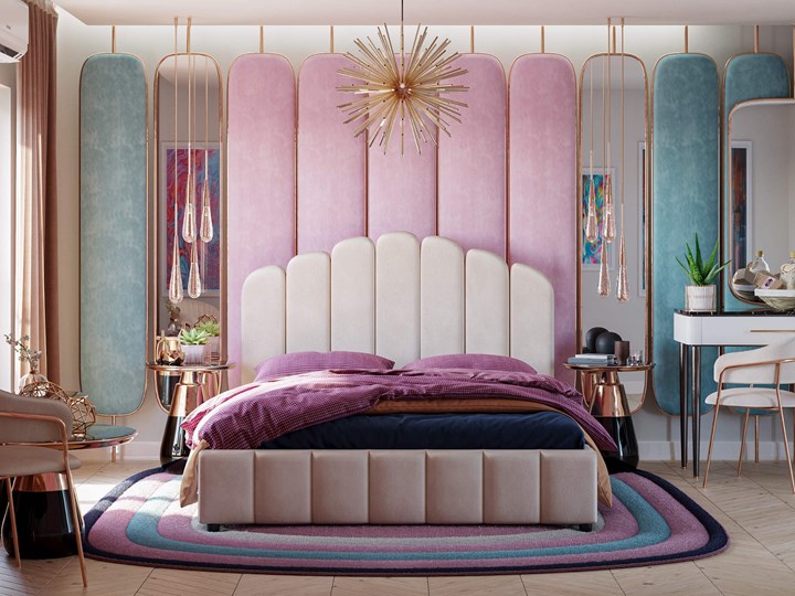 Łóżko tapicerowane 140x200 LB-149 z pojemnikiem, beż, welur Tkanina Kategoria Łóżka do sypialni