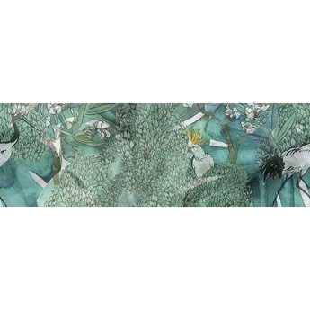 CERAMICA BIANCA BOTANICA DEKOR 3 ELEMENTOWY 75X75