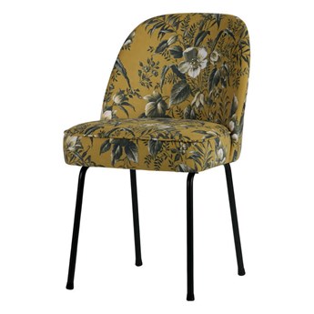 Krzesło musztarda/kwiaty Vogue 50x82x57