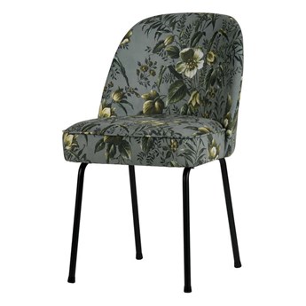 Krzesło szare/kwiaty Vogue 50x82x57