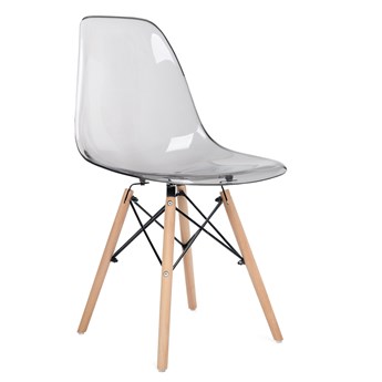 Krzesło VISKO szare 54x47x83 cm - Homla