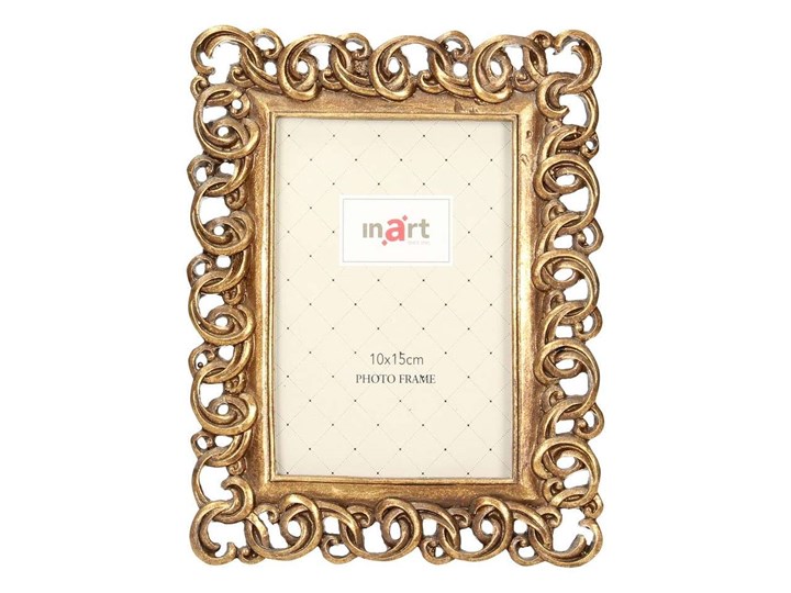 Ramka Antique Gold 21cm, 16 x 1 x 21 cm Kolor Złoty Kategoria Ramy i ramki na zdjęcia