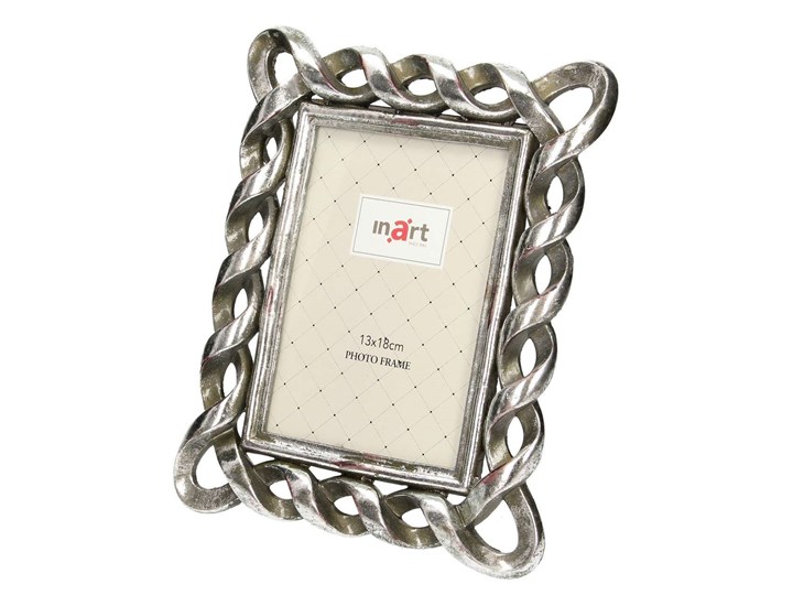 Ramka Silver Claude 26cm, 22 x 2 x 26 cm Kolor Srebrny Rozmiar zdjęcia 13x18 cm
