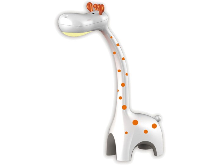 Biała lampka dziecięca LED biurkowa żyrafa - S250-Atro