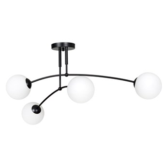 Czarna minimalistyczna lampa sufitowa - D071-Hirtis