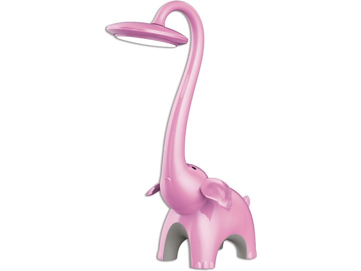 Różowa lampka biurkowa dla dziewczynki słonik - S251-Fensi