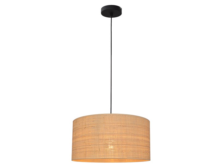 Naturalna lampa ratanowa ABBA W-KM 0401/1 BK+RATAN