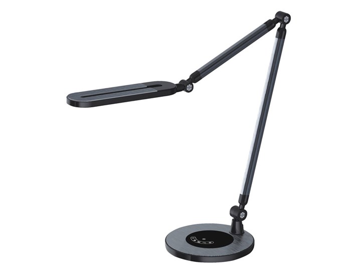 Czarna dotykowa lampka biurkowa - S254-Acent Lampa biurkowa Wysokość 51 cm Metal Tworzywo sztuczne Pomieszczenie Sypialnia