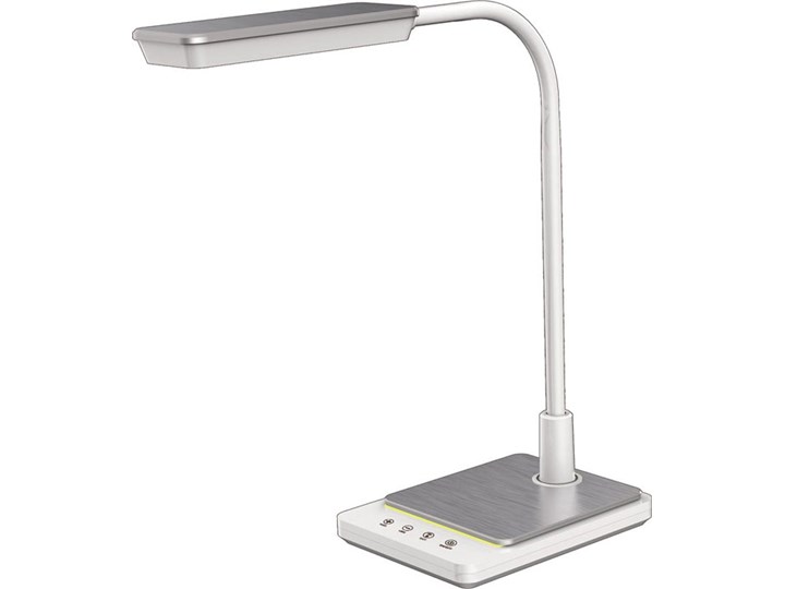 Biała nowoczesna lampka biurowa dotykowa - S256-Sabita Lampa biurkowa Wysokość 40 cm Tworzywo sztuczne Metal Funkcje Lampa regulowana