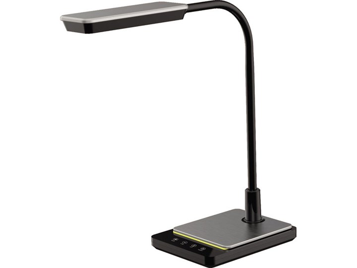 Czarna lampka biurkowa do czytania - S256-Sabita Wysokość 40 cm Lampa biurkowa Tworzywo sztuczne Metal Pomieszczenie Sypialnia