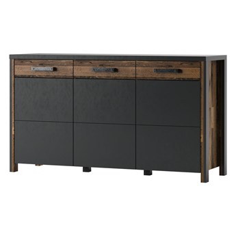 Pojemna komoda z drzwiami do salonu Buffalo 142x81x44
