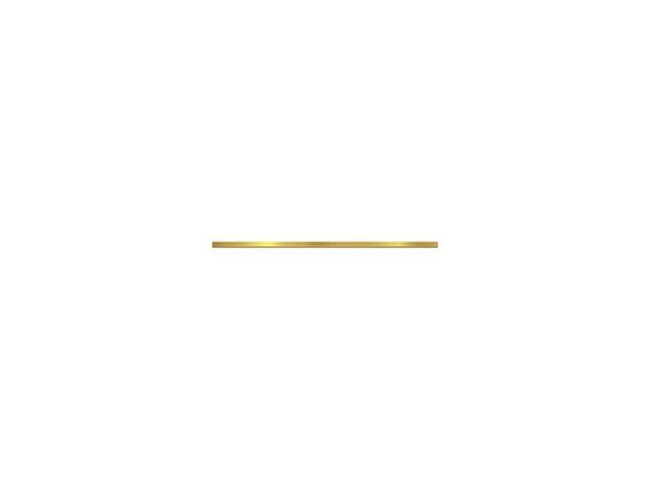 CERAMICA BIANCA LISTWA SUPER GOLD 1X75 1x75 cm Płytki ścienne Listwa dekoracyjna Prostokąt Powierzchnia Polerowana