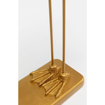 Dekoracja stojąca złota flaming 38x63 cm