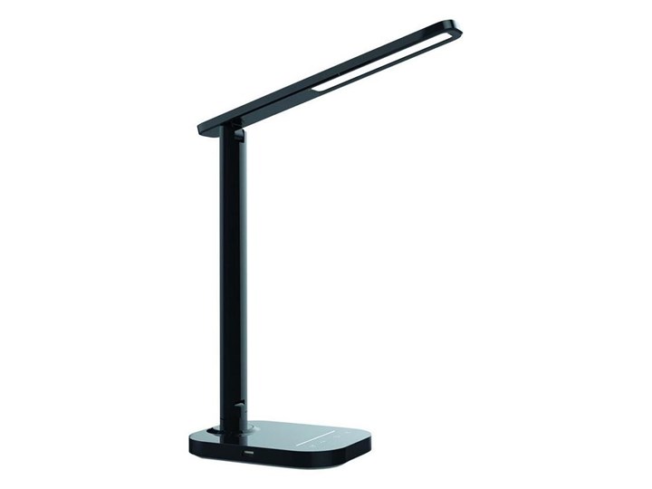 LED Ściemniana dotykowa lampa stołowa ze złączem USB KIARA LED/7W/230V czarna Lampa gabinetowa Wysokość 34 cm Tworzywo sztuczne Funkcje Lampa dotykowa